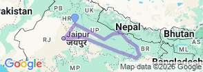 Tour route map