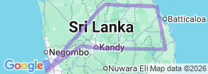 Tour route map