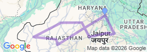 Tour route map