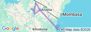 Tour route map