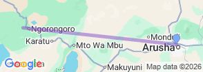 Tour route map