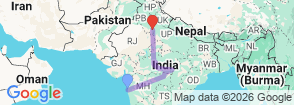 Tour route map