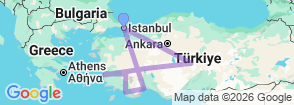 Tour route map