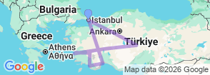 Tour route map