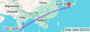 Tour route map
