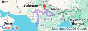 Tour route map