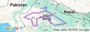 Tour route map