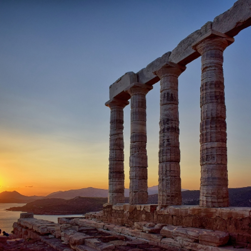 TOURIST BUS: SUNSET AT CAPE SOUNION 3
