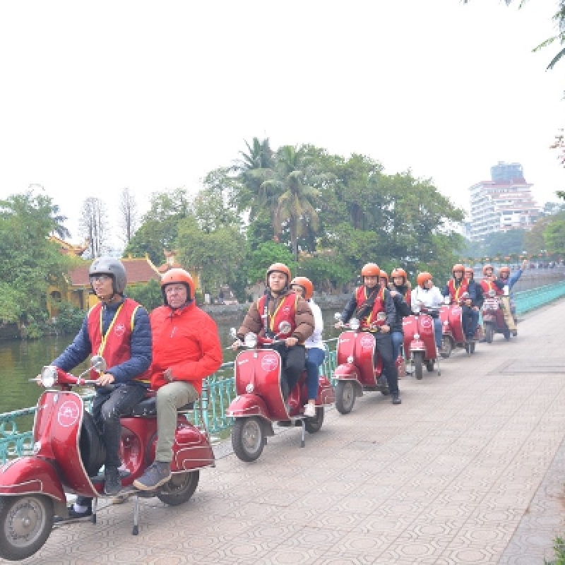 Hanoi Vespa Tour Culture Sights and Culinary Delights Exploration (Morming Tour) 2
