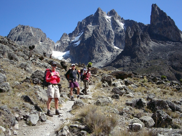 5 Days Mount Kenya Trek using the Sirimon and Chogoria Routes