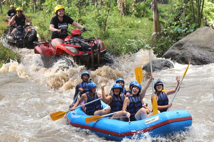 Full Day Adventure with ATV Quad Bike and Rafting | Bali