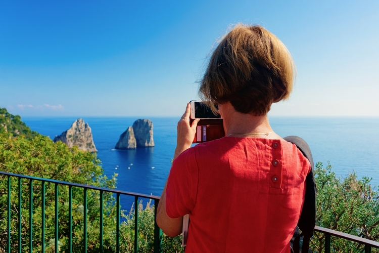 From Naples: Capri and Anacapri tour without pick-up, including ferry and local minibus – shared tour