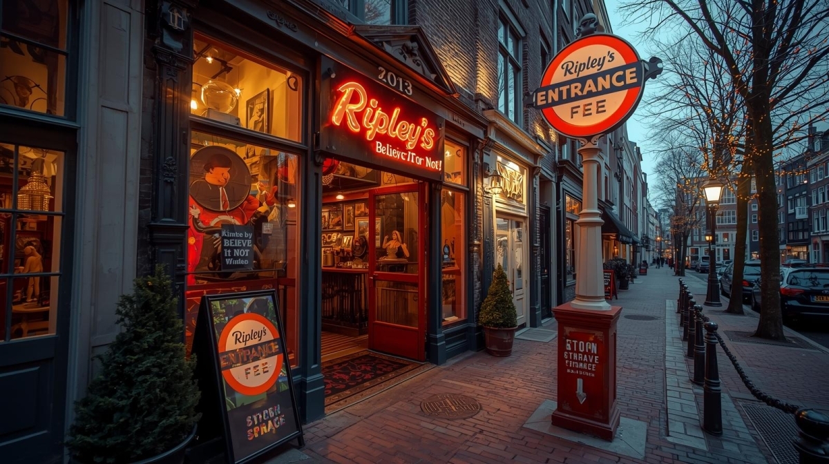 Amsterdam Ripley's Believe It or Not! : Entrance fee 1