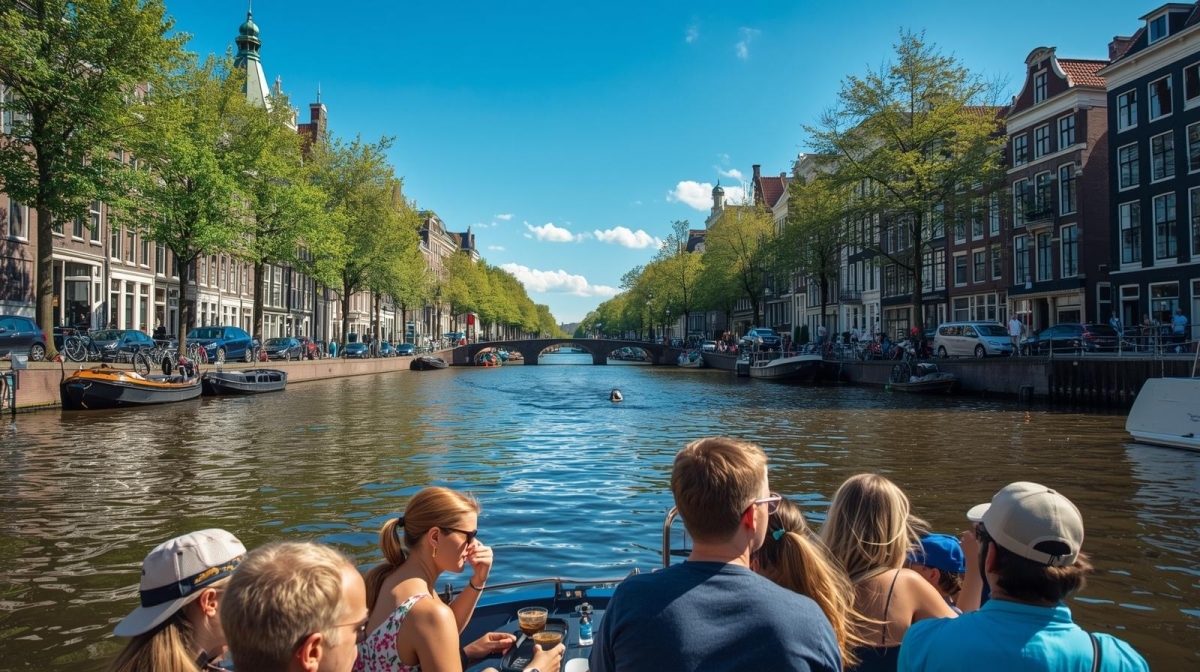 Amsterdam: Unlimited Pancake Boat Cruise from NDSM 1