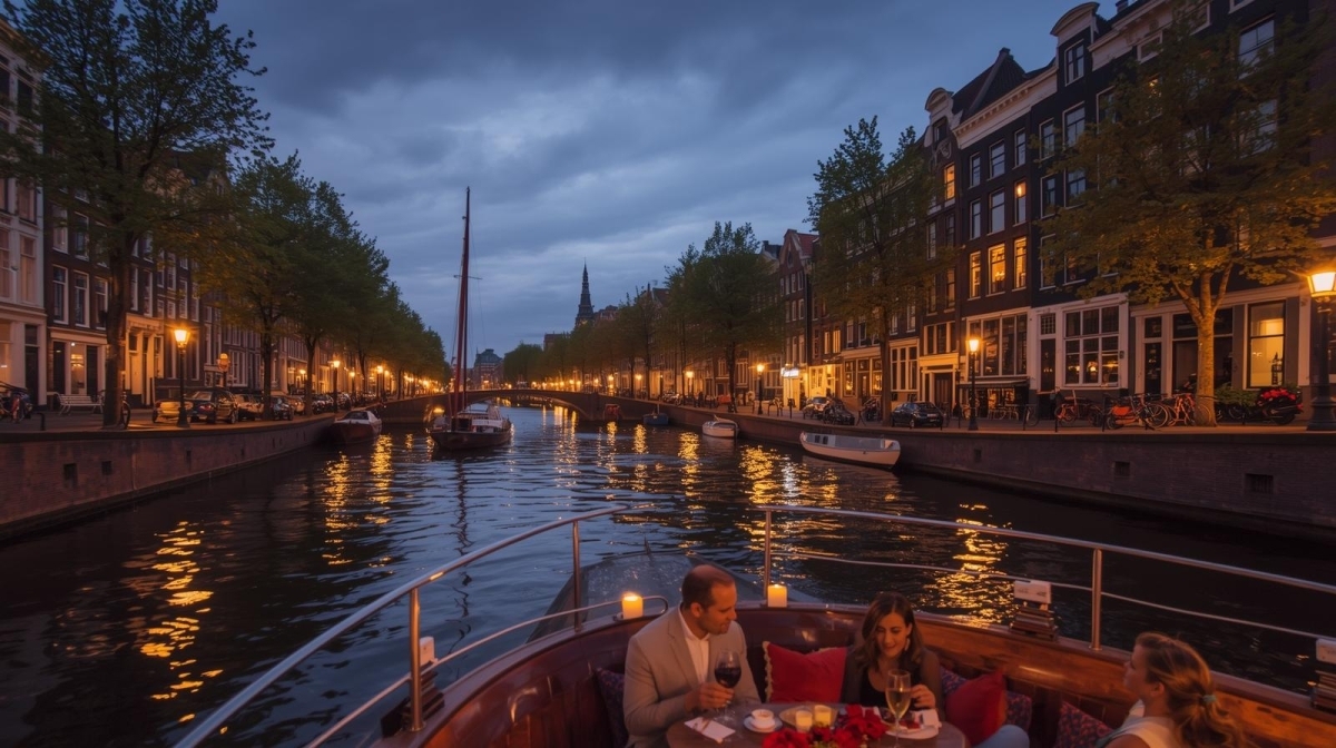 Amsterdam: Lovers Night Canal Cruise from Central Station 1