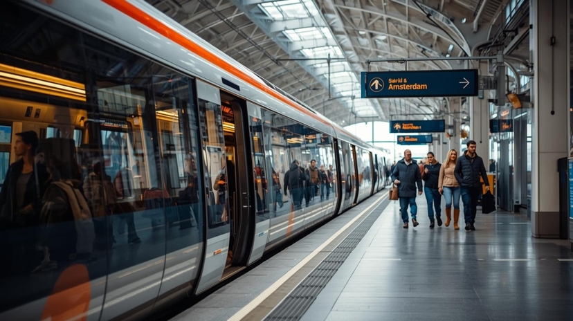 Amsterdam: Train Transfer To/From Schiphol Airport and Amsterdam 3