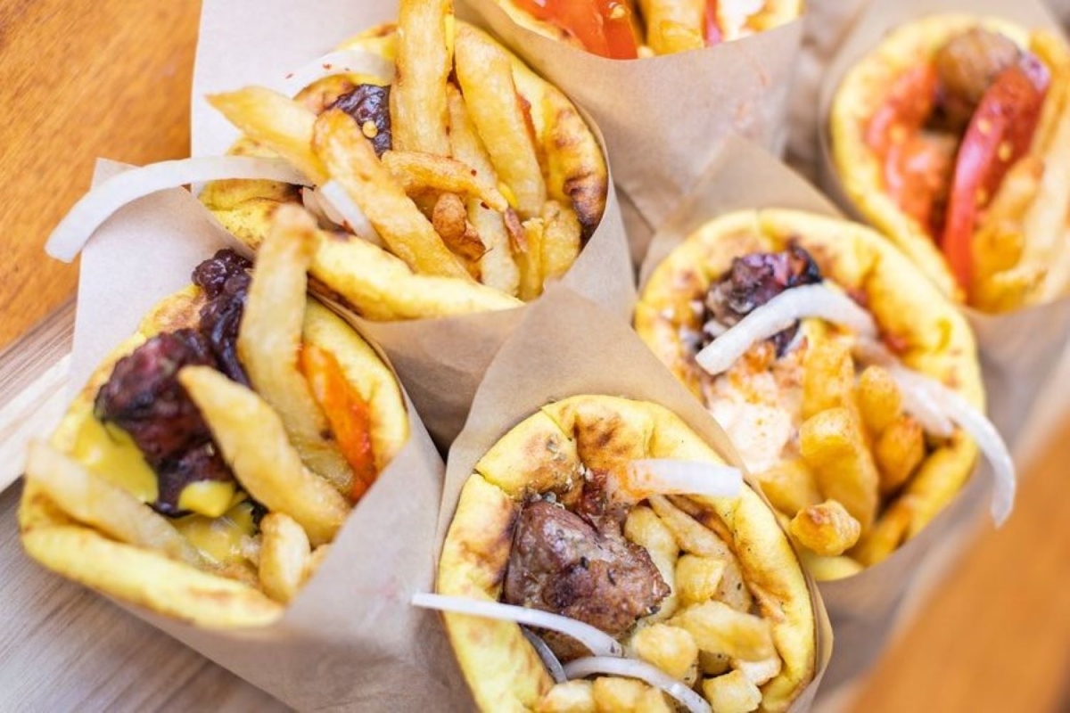 Souvlaki Class at  our Mykonian Farm 1
