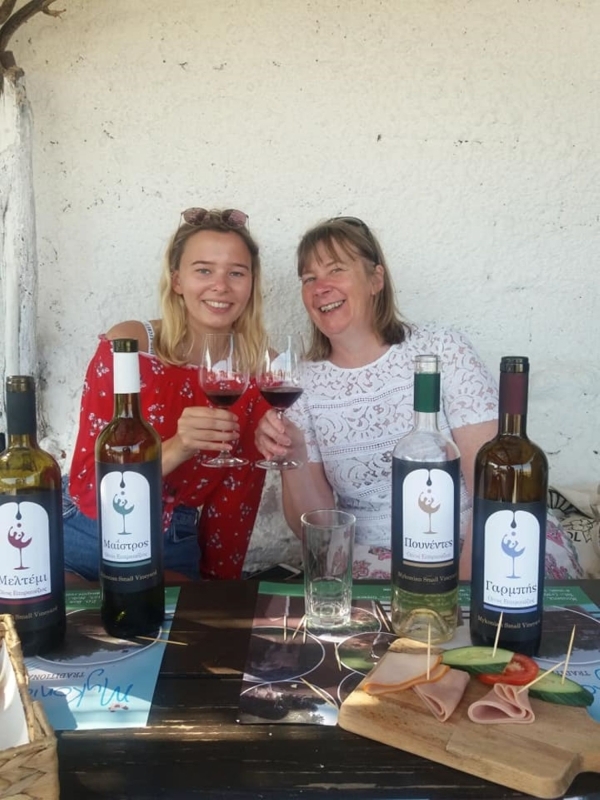 Wine Tasting in our Mykonian Farm 2