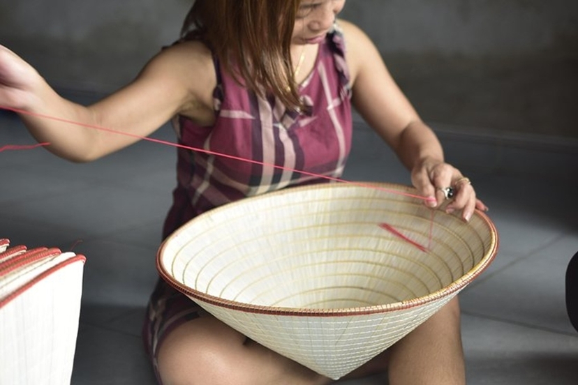 Tour to Chuong Hats Village with ancient feudal Hanoi countryside 2