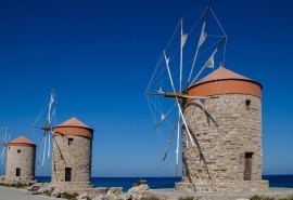 Mandraki Harbor of Rhodes