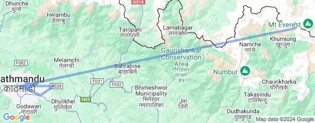 Tour route map