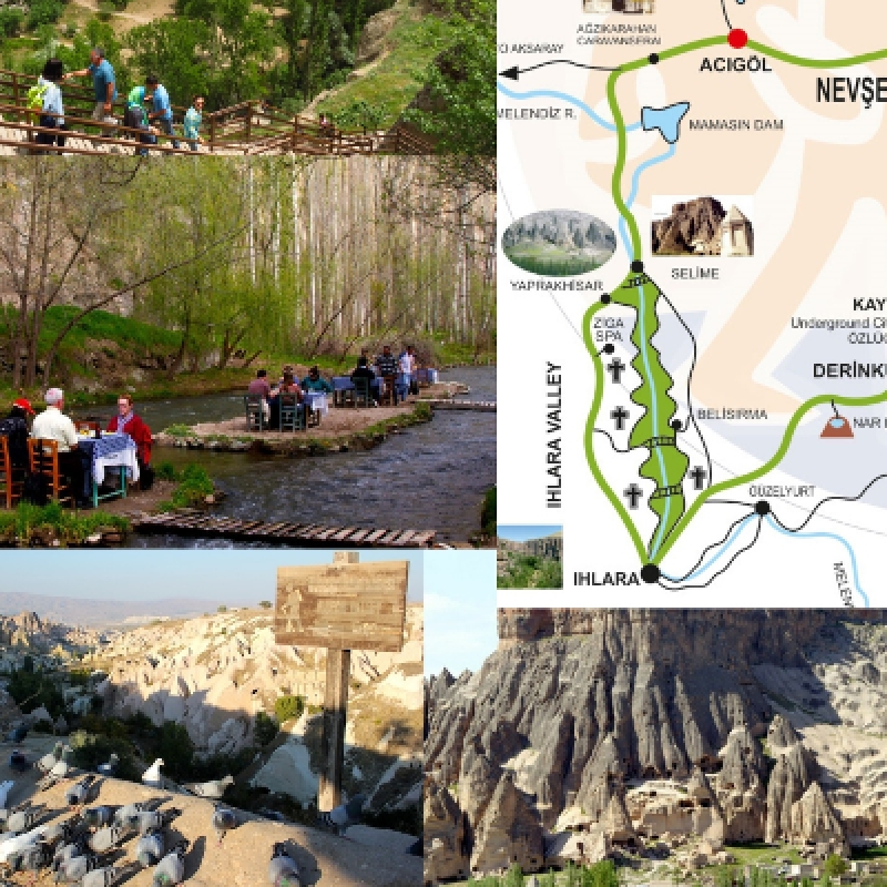 Daily Cappadocia Green Tour + Transfer and Lunch 10