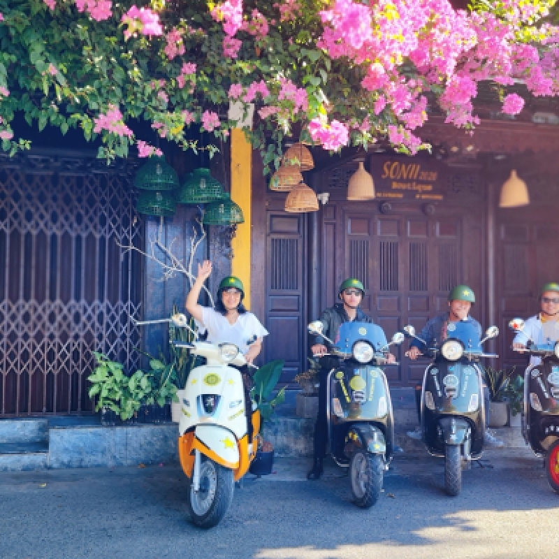 Explore Hanoi at Sunset Vintage Vespa Cultural and Historical Tour 2