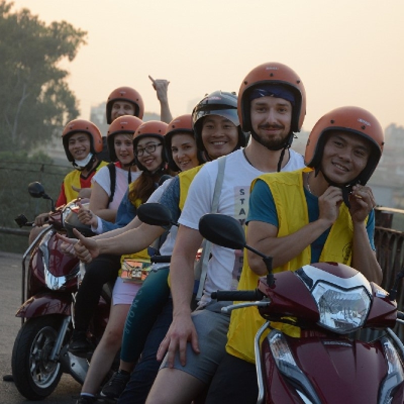 Authentic Hanoi Explorer Enchanting Sunset and Night Motorbike Adventure 3