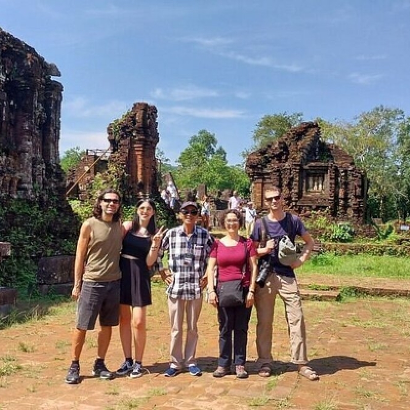 My Son Sanctuary Thu Bon River Boat Trip Cultural Group Tour from Hoi An 3