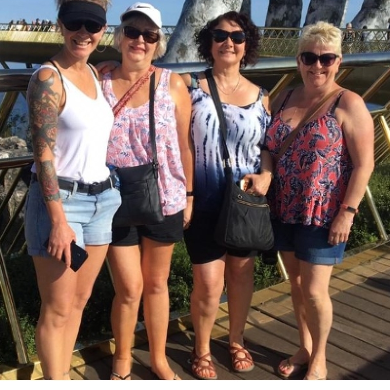 Ba Na Hills Full-Day Highlights Golden Bridge French Village Group Tour 4