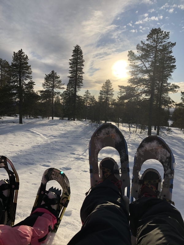 Snowshoeing and Reindeer Farm Visit 7
