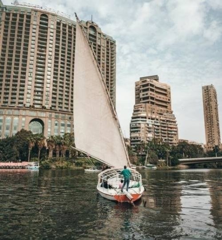 SHORT FELUCCA TRIP ON THE NILE IN CAIRO 1