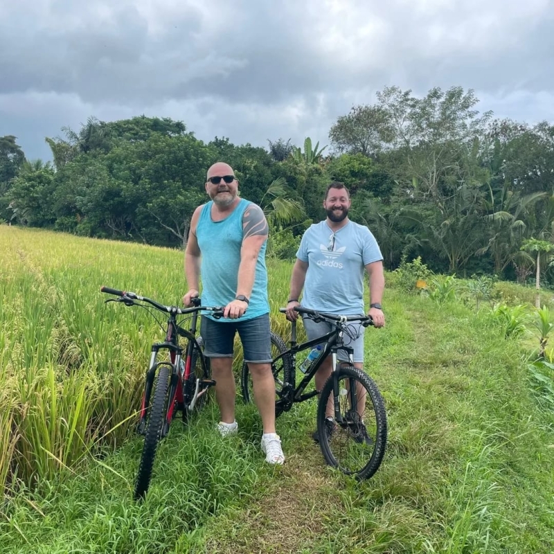 Golong Countryside Bike Ride to Ranget Spring and Lingsar Temple 7