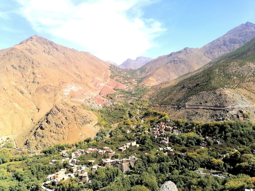 Atlas Mountains desert camel ride & waterfalls Day Trip 1
