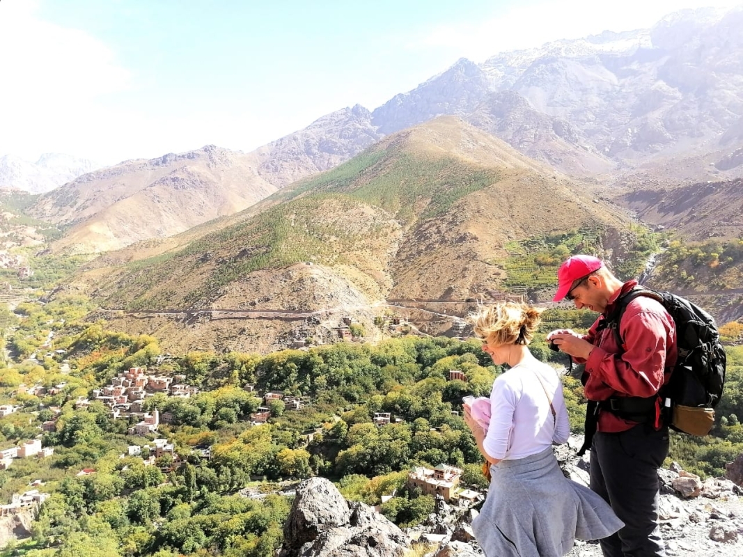 Atlas Mountains desert camel ride & waterfalls Day Trip 2