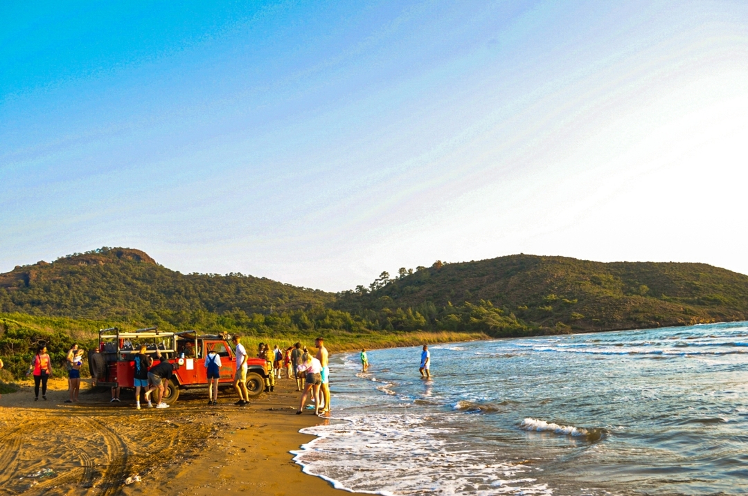 Sunset and Beach Party, Swim with Barbeque Dinner (4x4 Jeep) from Marmaris 2