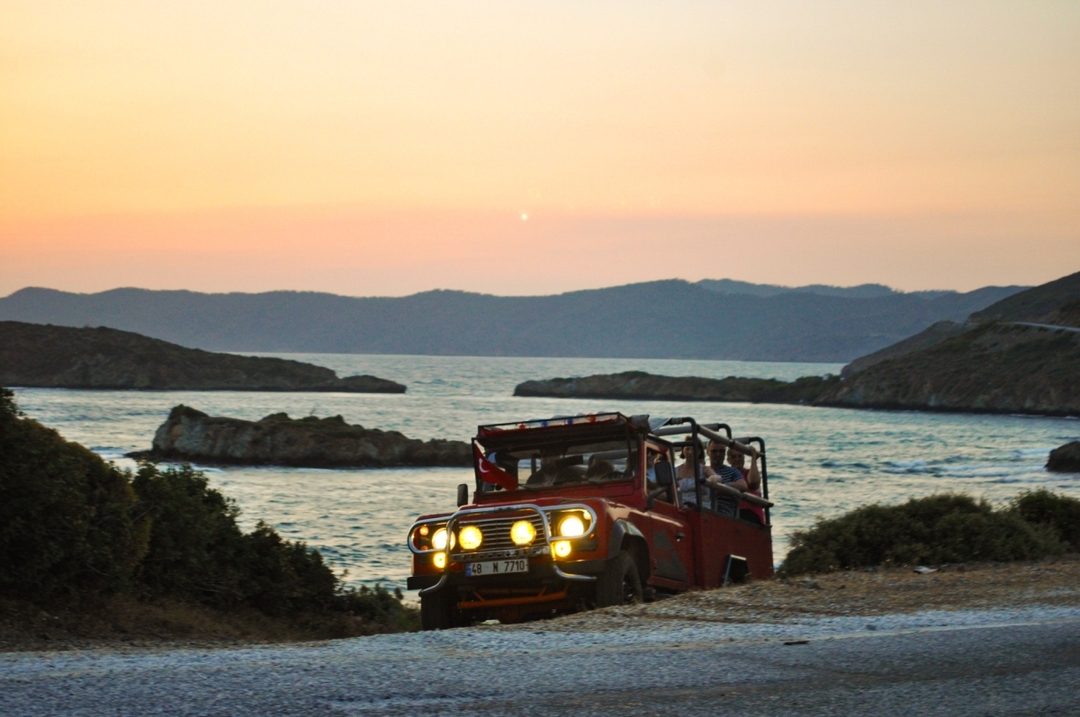 Sunset and Beach Party, Swim with Barbeque Dinner (4x4 Jeep) from Marmaris 10