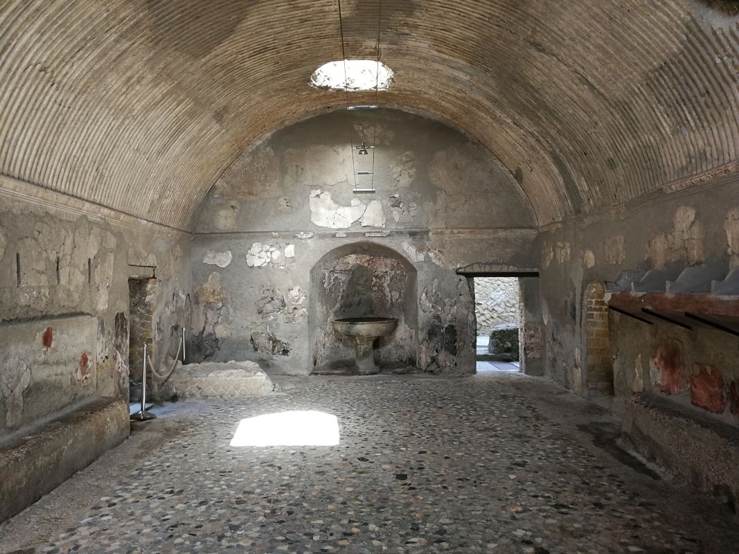 Guide walking tour in Herculaneum site - shared tour 3