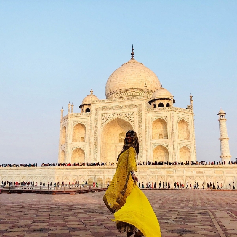 Same Day Taj Mahal With Elephant Conservation Centre From Delhi 10