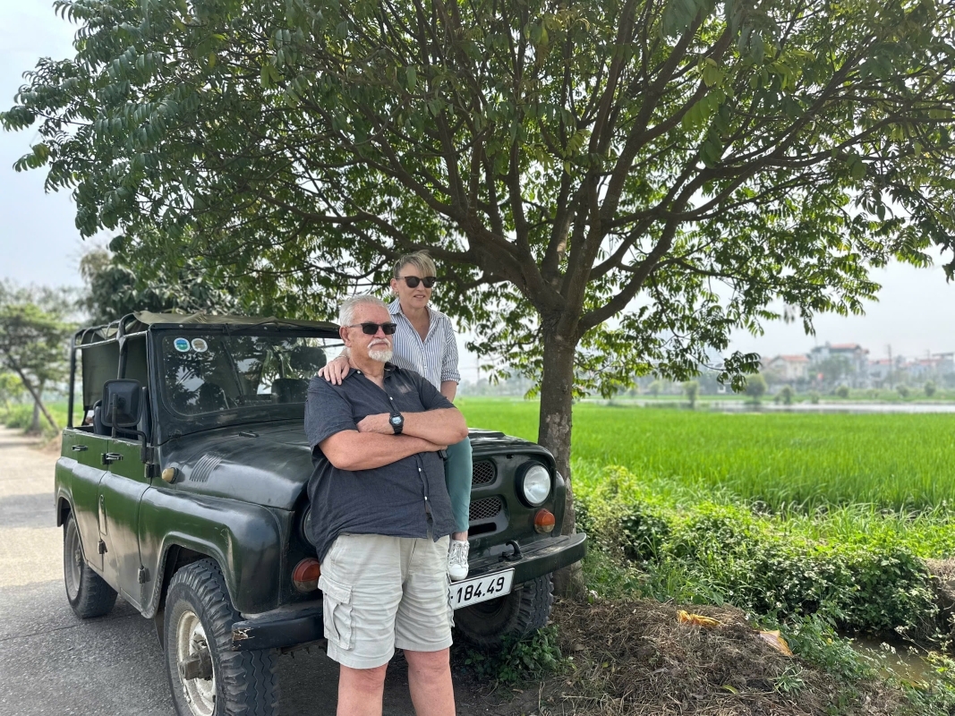 Exploring Jeep/Vespa/Motorbike/Bicycle Tour Through the Red River Delta - Hanoi 2