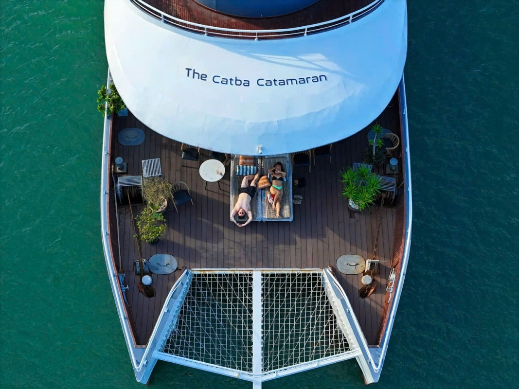 The Catba Catamaran – 6-Hour Lan Ha Bay Adventure from Cat Ba Island By Sanna Tour 4