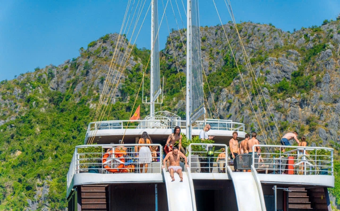 The Catba Catamaran – 6-Hour Lan Ha Bay Adventure from Cat Ba Island By Sanna Tour 6