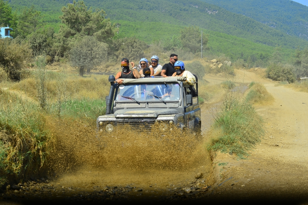 Side/Antalya: Jeep, Buggy, Rafting & Zipline Tour with lunch 6