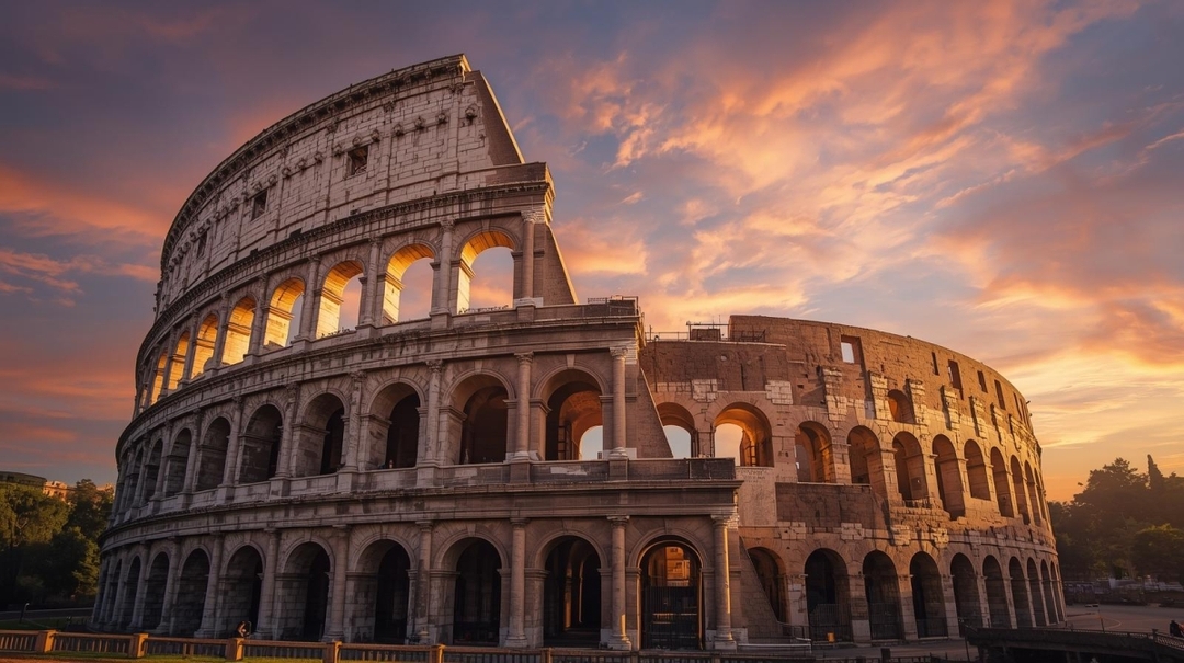 Entrance to the Colosseum and Roman Forum & City Sightseeing Rome Hop On Hop Off 3