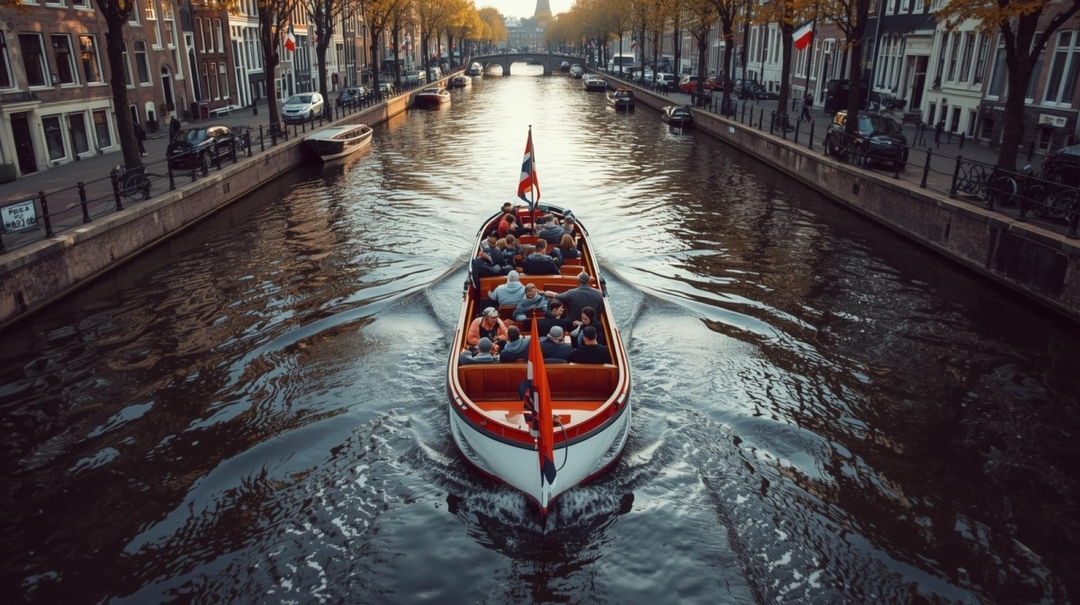 Hop-on Hop-off Boat Amsterdam 1