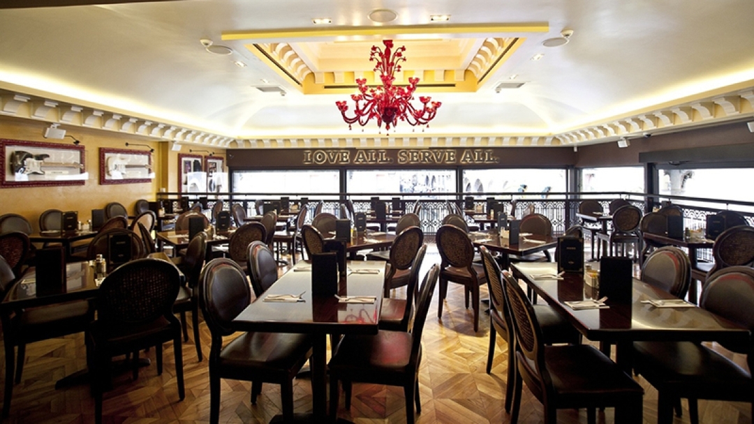 Menu at the Hard Rock Cafe in Venice 1