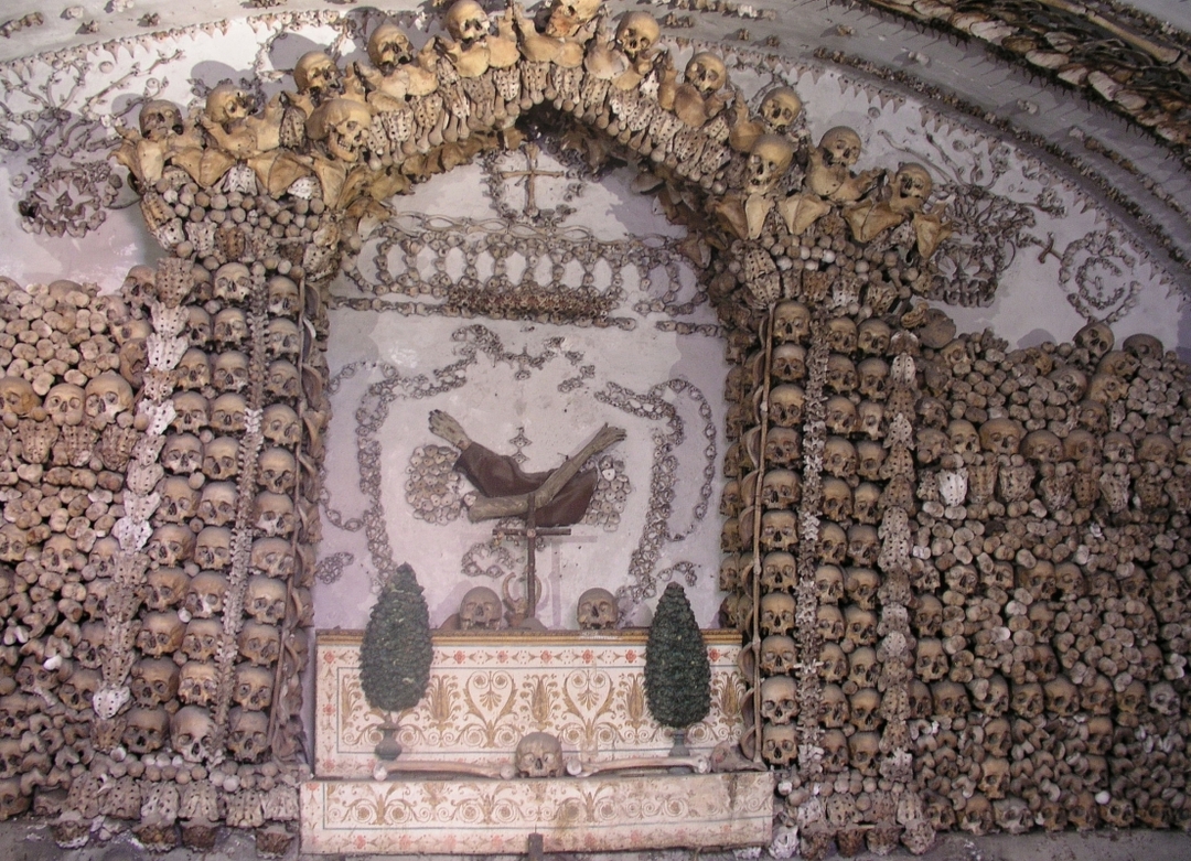 Guided tour of the Catacombs of Rome and Bones chapel entrance ticket 5