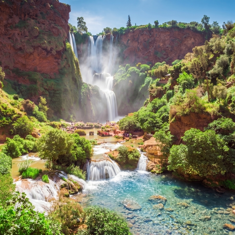 Small group Ouzoud Waterfall Guided Tour Boat Ride from Marrakech 1