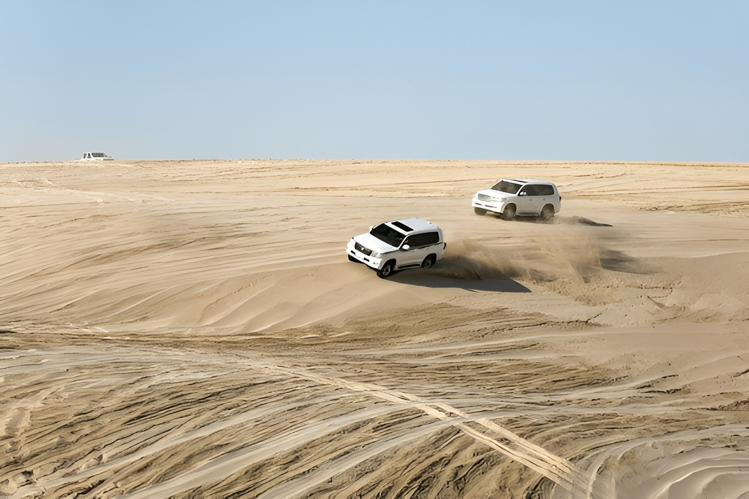 Half Day Desert Safari Qatar Adventure | Dune Bashing & Inland Sea Tour-Doha 8