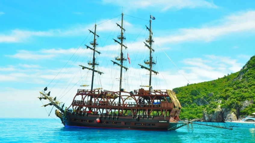 Antalya Boat Tour to Phaselis | Kemer Yacht Cruise & Ancient City Visit 5